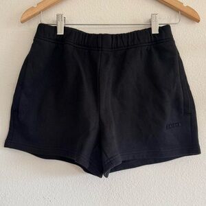 NWT Skims Cotton Fleece Classic Short in Onyx, size XXS